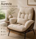 Saeaca™ Aurevia Cozy Reading Chair Cushion Set