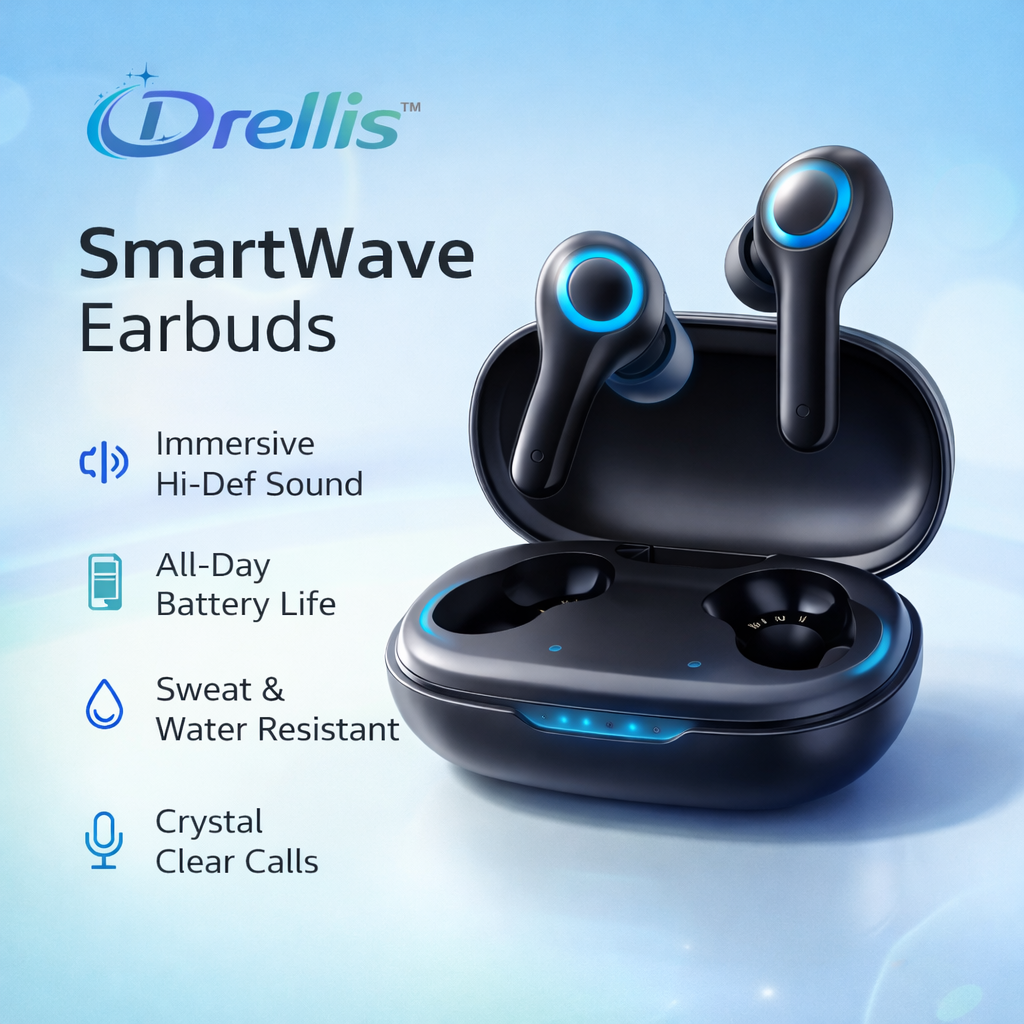 Drellis™ SmartWave Earbuds