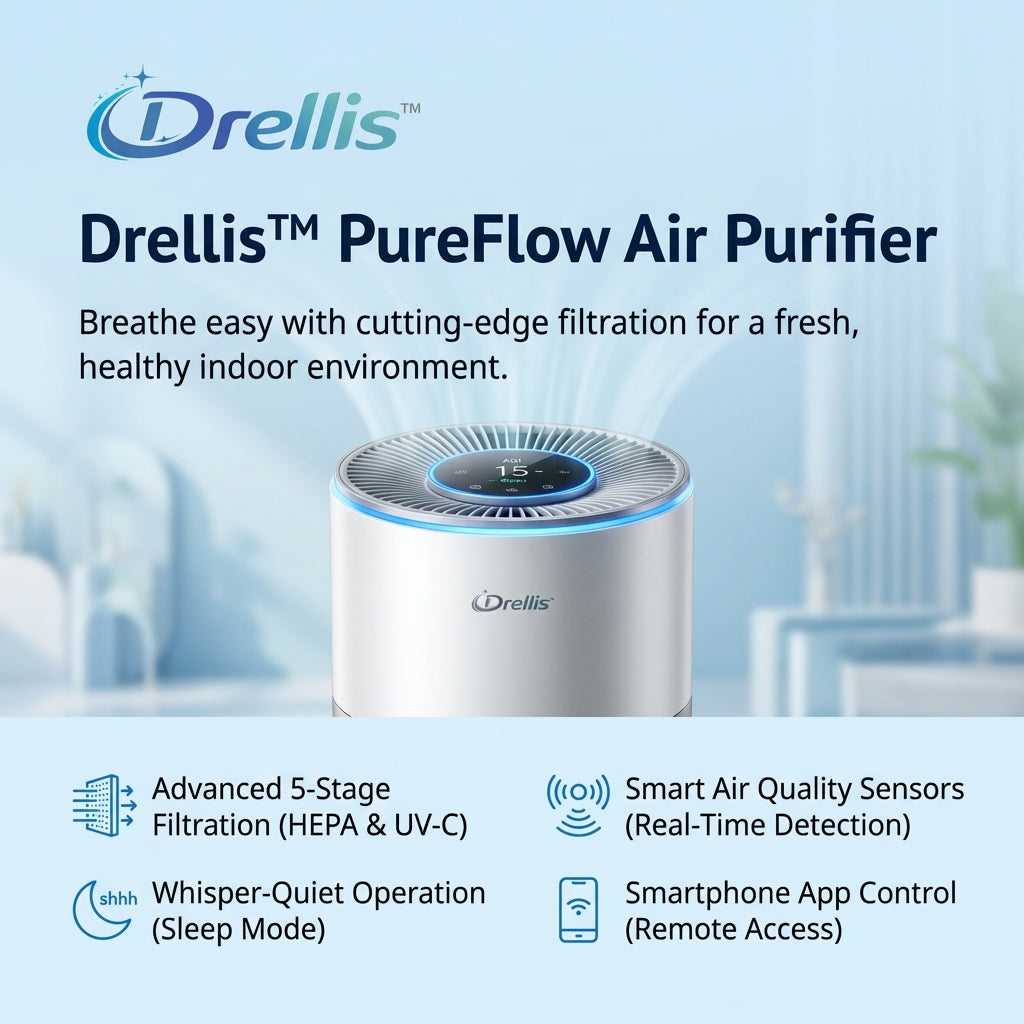 Drellis™ PureFlow Air Purifier