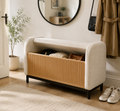 Saeaca™ Elvara Entryway Storage Bench