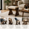 Saeaca™ Calviera Foldable Lounge Stool
